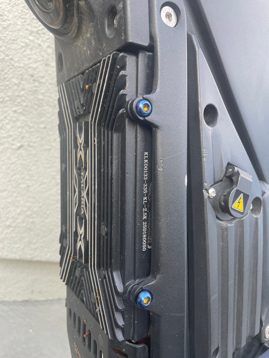 All E-moto controller mount titanium(4pc)