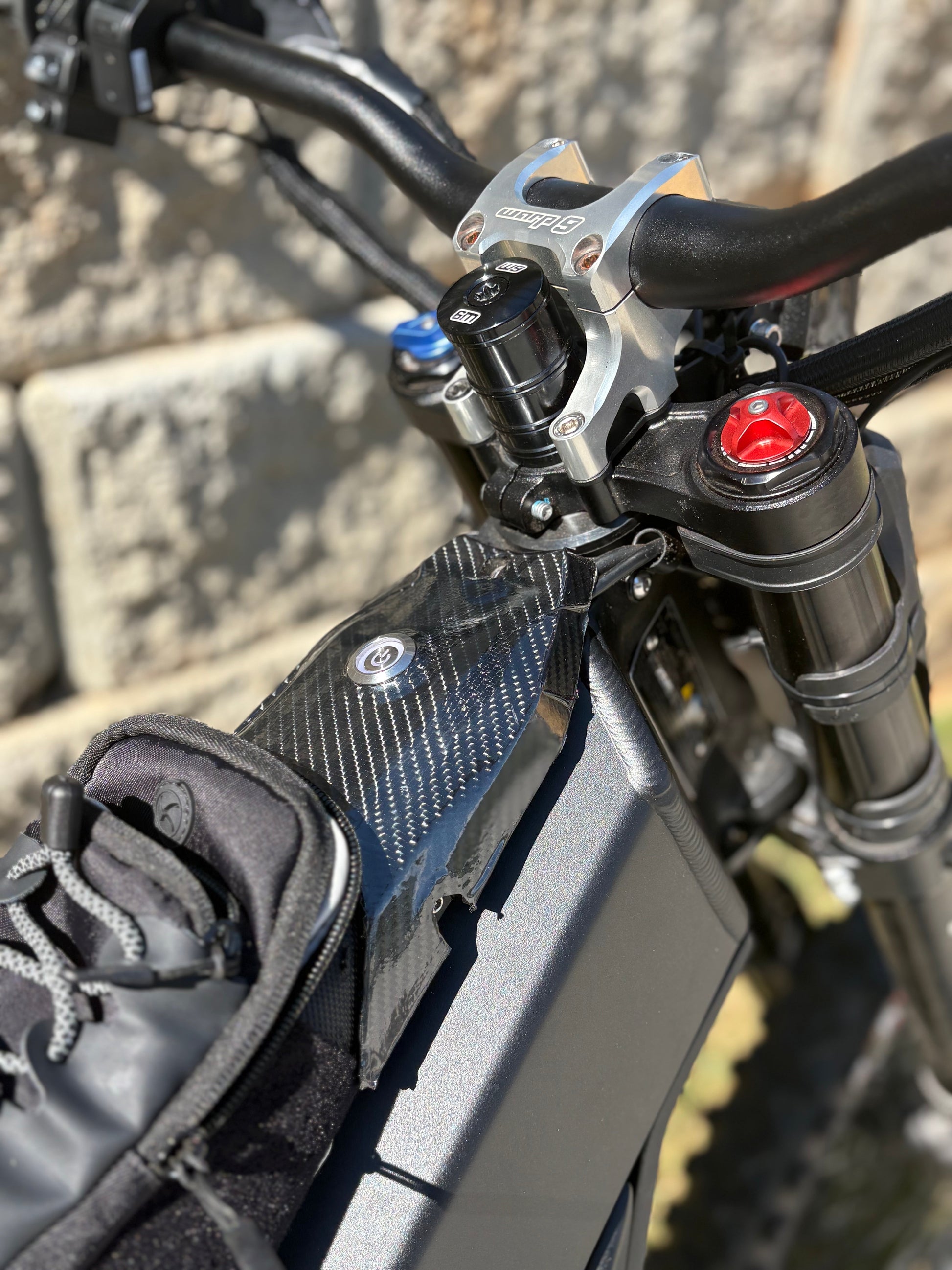 Talaria X3 carbon ignition wrap