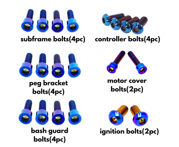 Surron LBX titanium kit