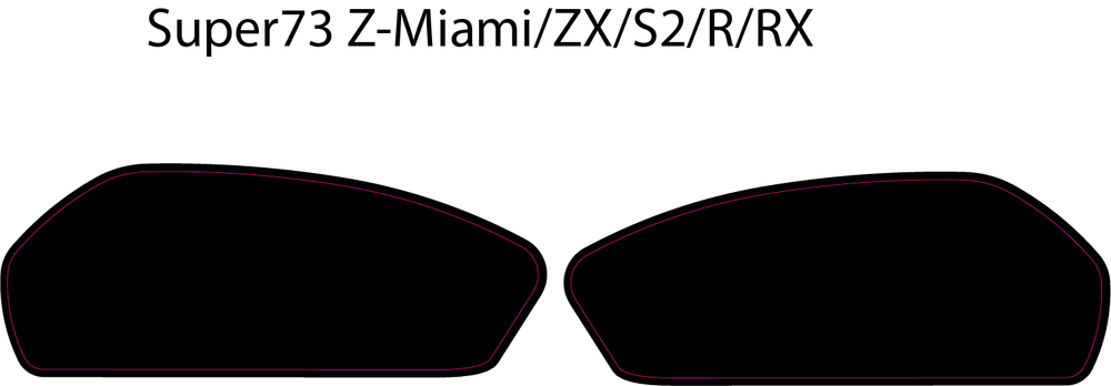 Super 73 battery decal (Comes with both sides)