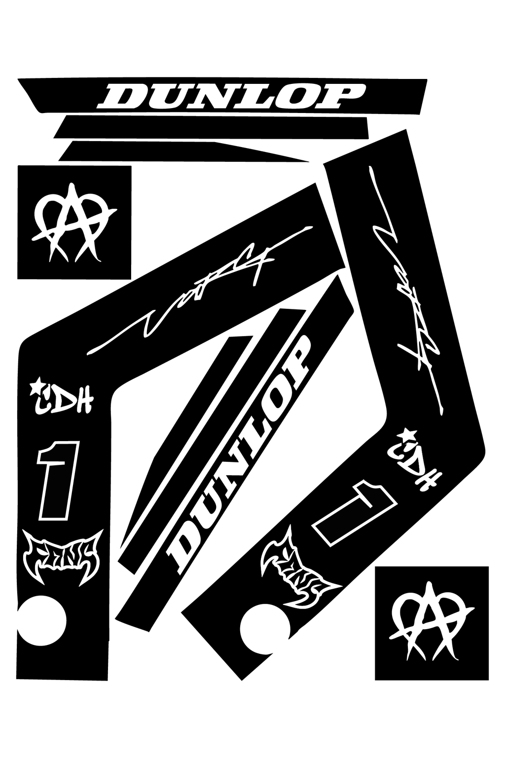Tuttio Body Wrap Plate Decal