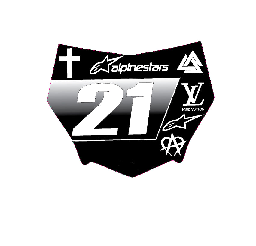 MOTOCUTZ Plate Decal