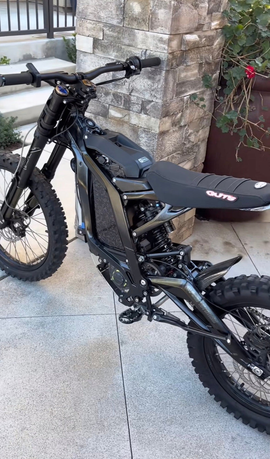 Glossy Forged Carbon Battery Wrap