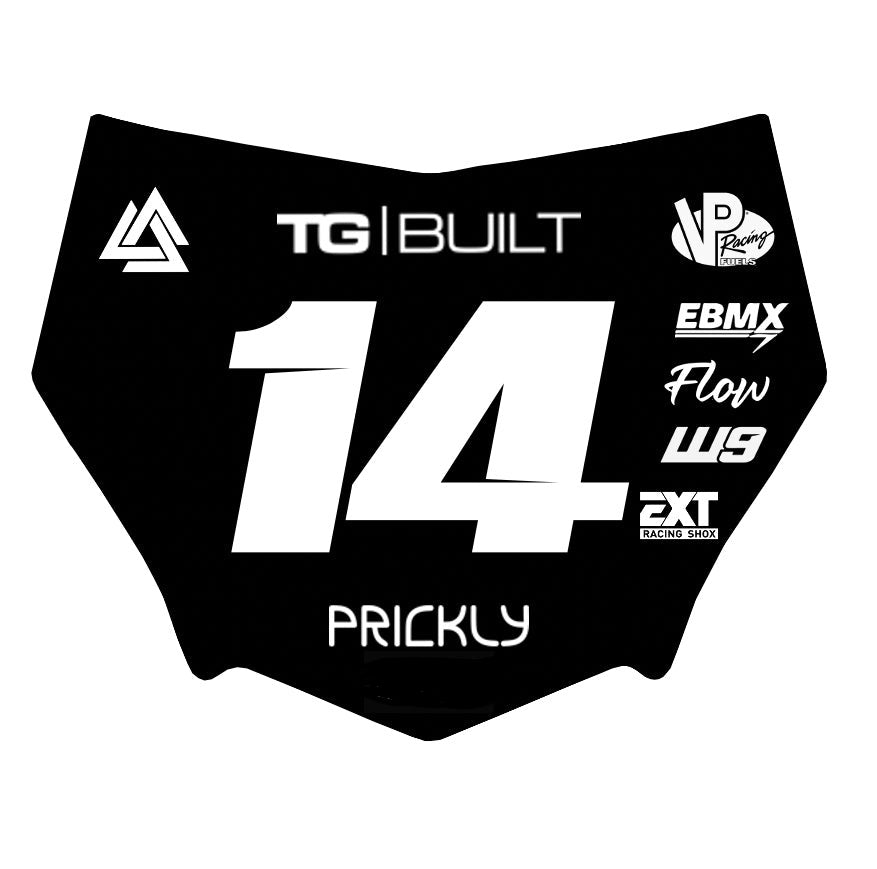 MOTOCUTZ Plate Decal