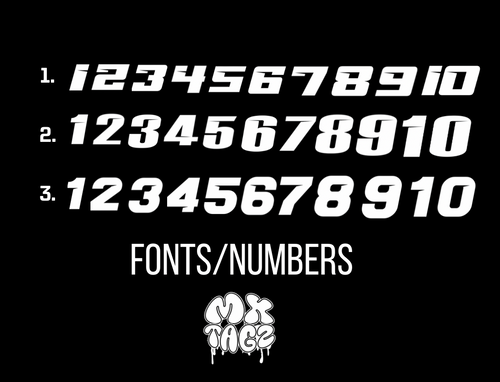 Custom Front Plate
MotoCutz Decal