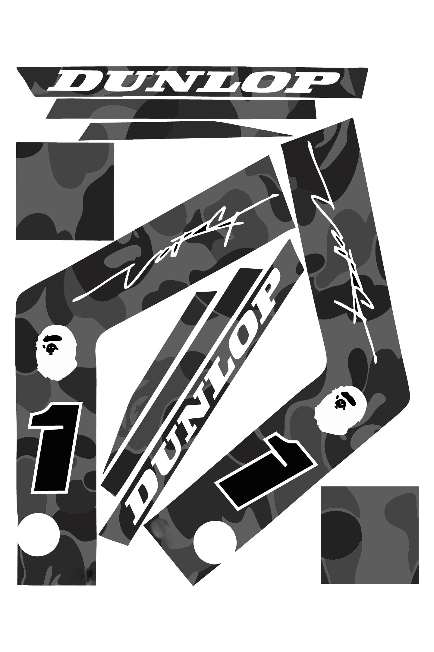 Tuttio Body Wrap Plate Decal