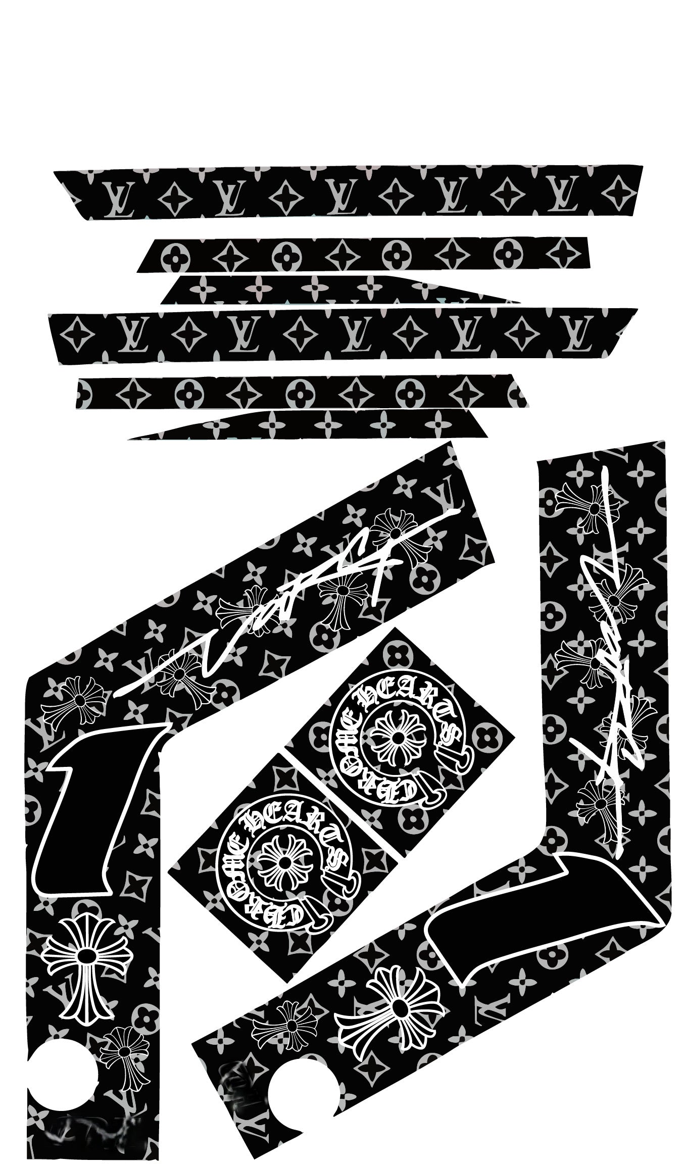 Tuttio Body Wrap Plate Decal