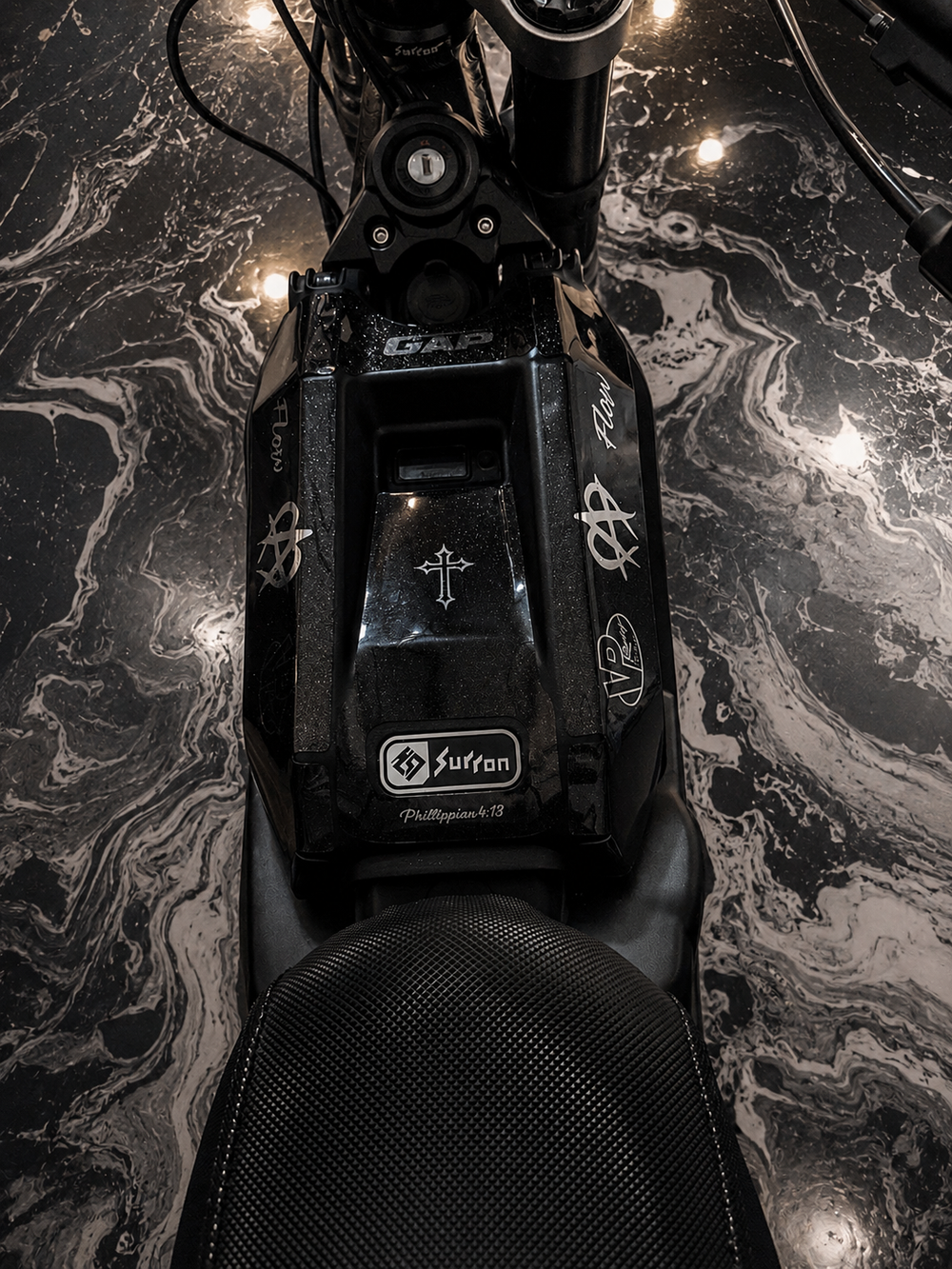 Surron lbx Battery Lid decal c