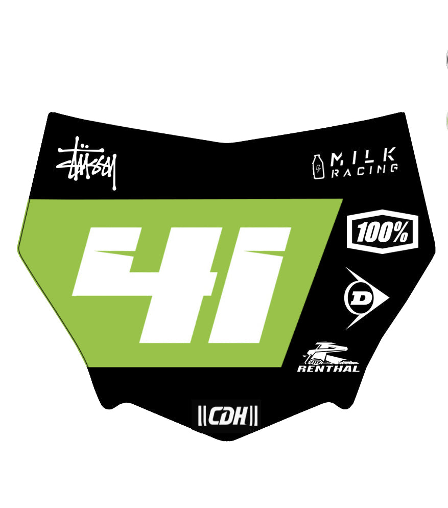 Custom MOTOCUTZ Plate Decal (PLS LOOK AT DESCRIPTION