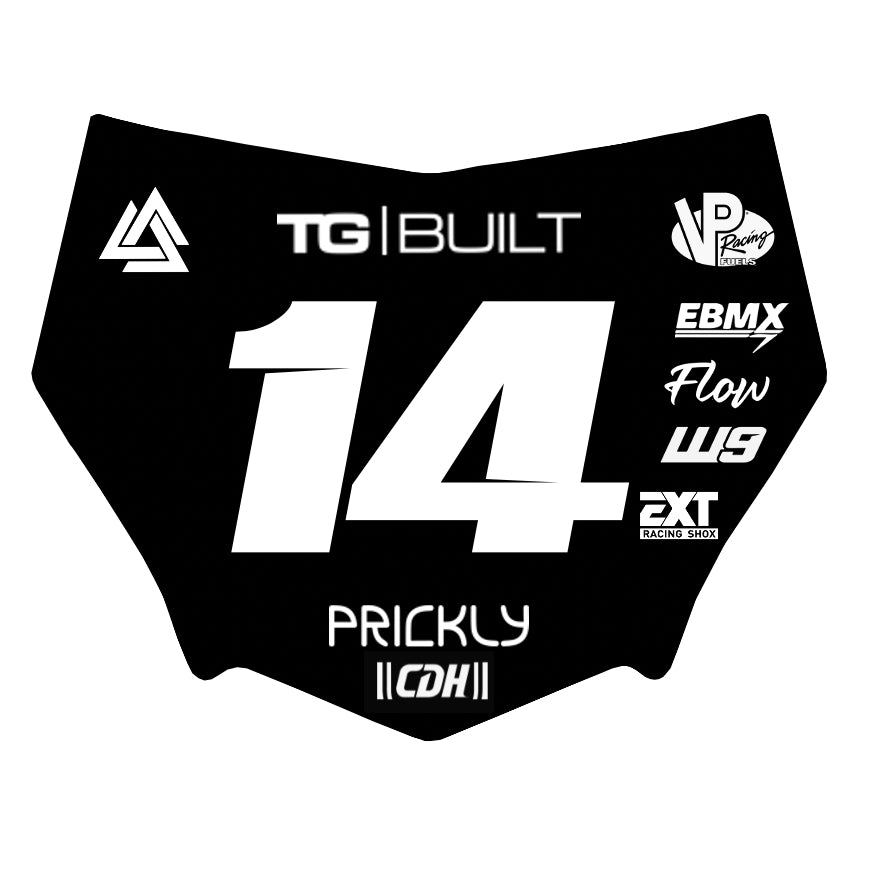 Custom MOTOCUTZ Plate Decal (PLS LOOK AT DESCRIPTION