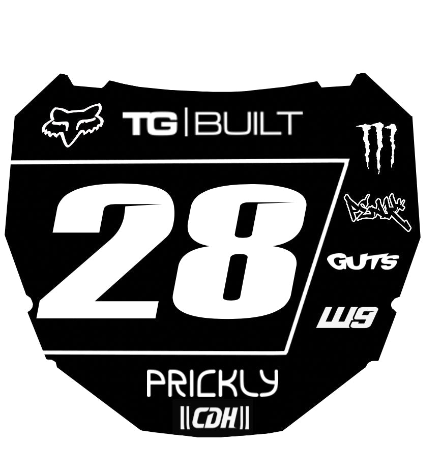 Custom ODI Plate Decal  (PLS LOOK AT DESCRIPTION