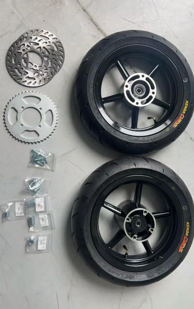 Tuttio/Yozma 10/12 Supermoto Wheelset