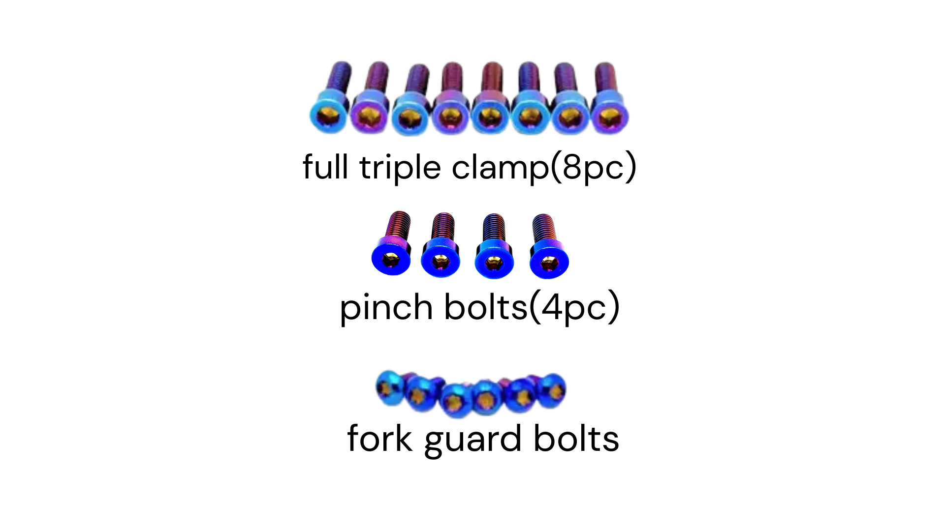 Titanium fork kit ALL BIKES