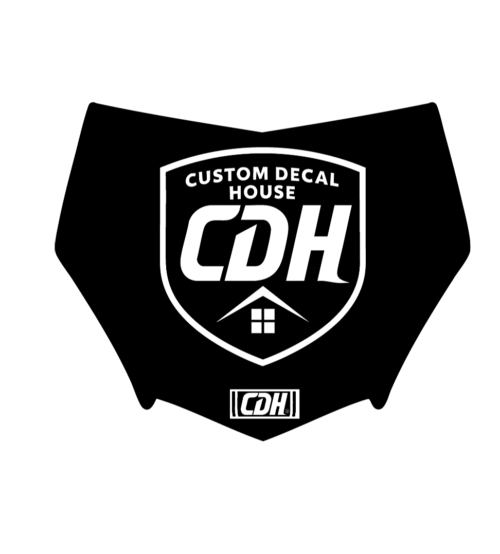 Custom MOTOCUTZ Plate Decal (PLS LOOK AT DESCRIPTION